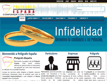 Tablet Screenshot of poligrafoespana.com